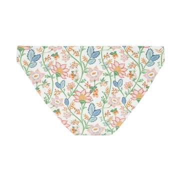 minnow x daphne oz women's wild bloom floral low waist bikini bottom