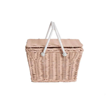 olli ella piki picnic basket, rose