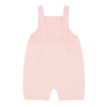 baby pink knit overall