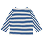 unisex stripe long sleeve boatneck tee