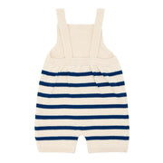baby breton stripe short overall