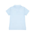 boys powder blue stripe cotton polo