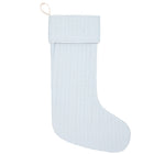 powder blue stripe quilted stocking