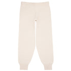 women's cream knit pant